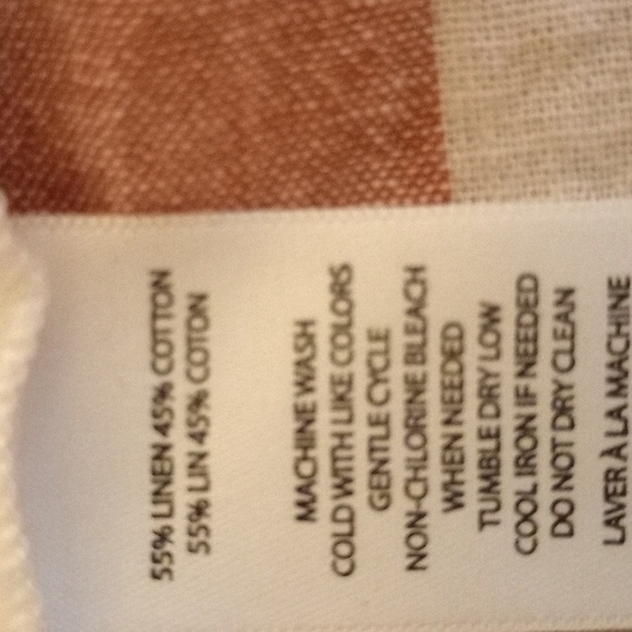 BEACHLUNCHLOUNGE COLLECTION-RED & WHITE STRIPED PANTS,LINEN & COTTON,  SZ M EUC - Picture 8 of 8